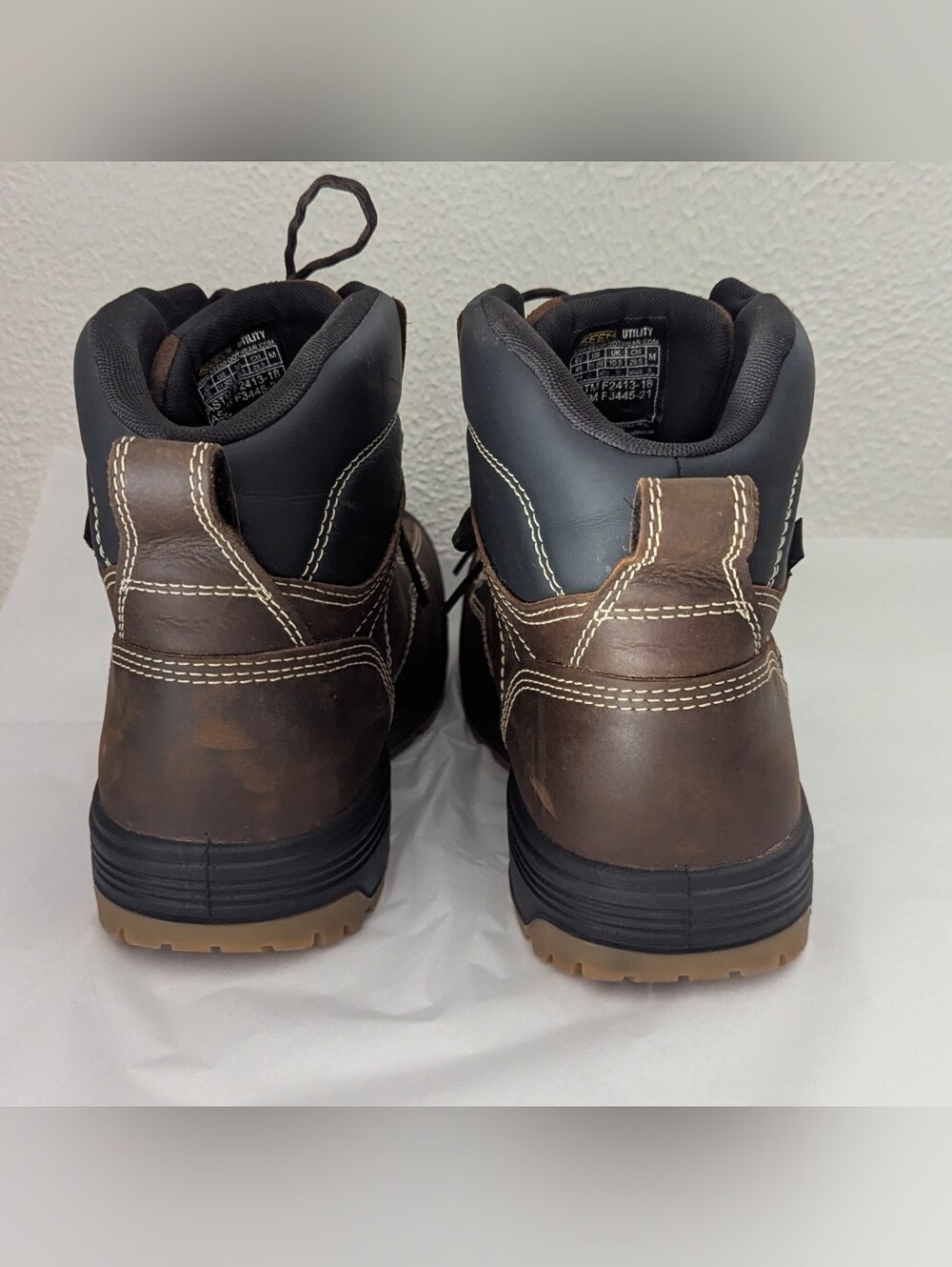 KEEN Utility BOOT Men's Fort Wayne 11.5 EE Carbon Toe Waterproof Work 1027100EE - Picture 4 of 11